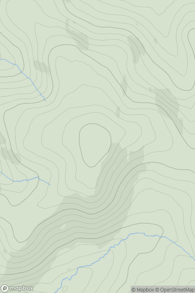 Thumbnail image for Black Hill [The River Tweed to the English Border] [NT832235] showing contour plot for surrounding peak
